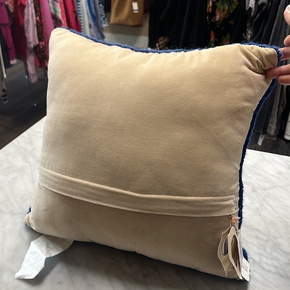 Hamsa Wool Hook Accent Pillow - Picture 3 of 8